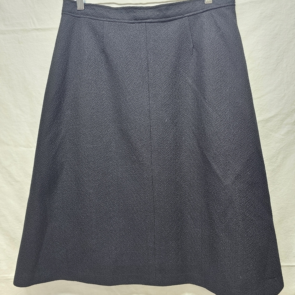 Vintage 80s Tweed Midi‎ Handmade Skirt Forest Goblin Academia Vamp Whimsigoth